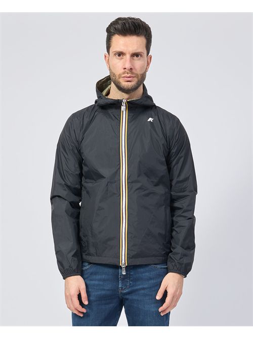 Veste courte Jack Plus pour homme de K-way réversible K-WAY | K2124EW-JAKE PLUSB0R